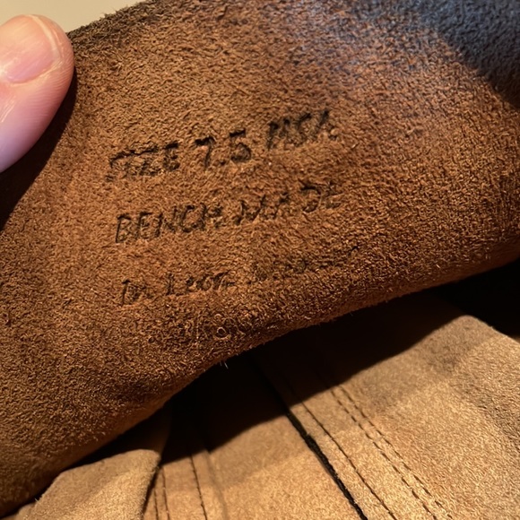 BED STU NWT COBBLER SERIES LEATHER BLACK DISTRESSED, SIZE 7.5 - Picture 8 of 8